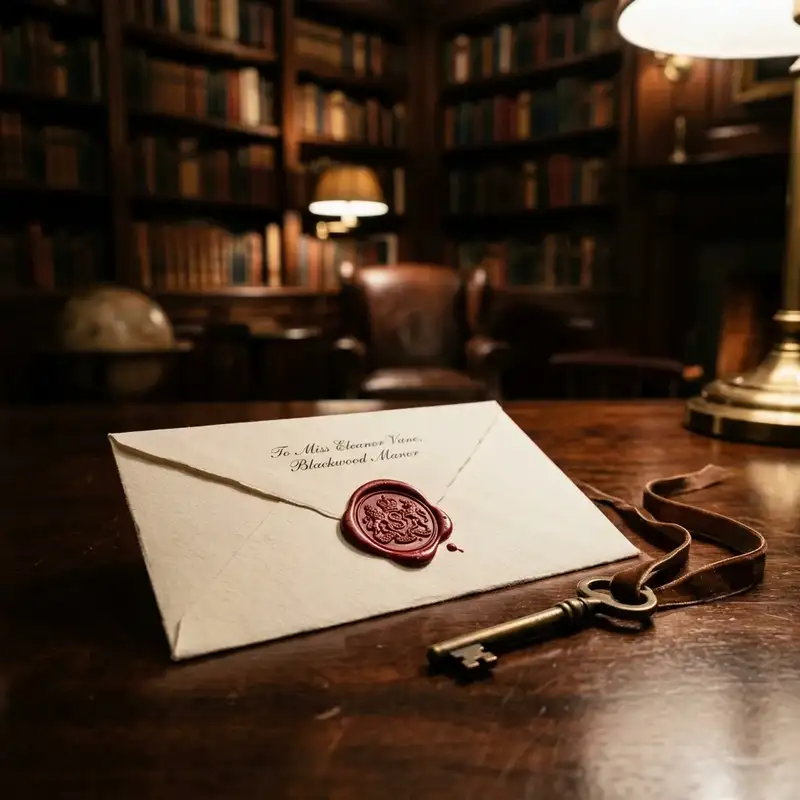Cipher and Soirée Invitation Envelope